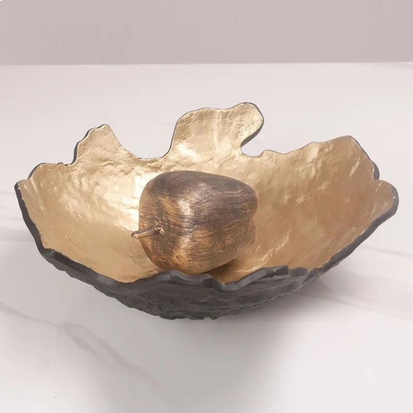 Chinese Style Golden Fruit Storage Plate