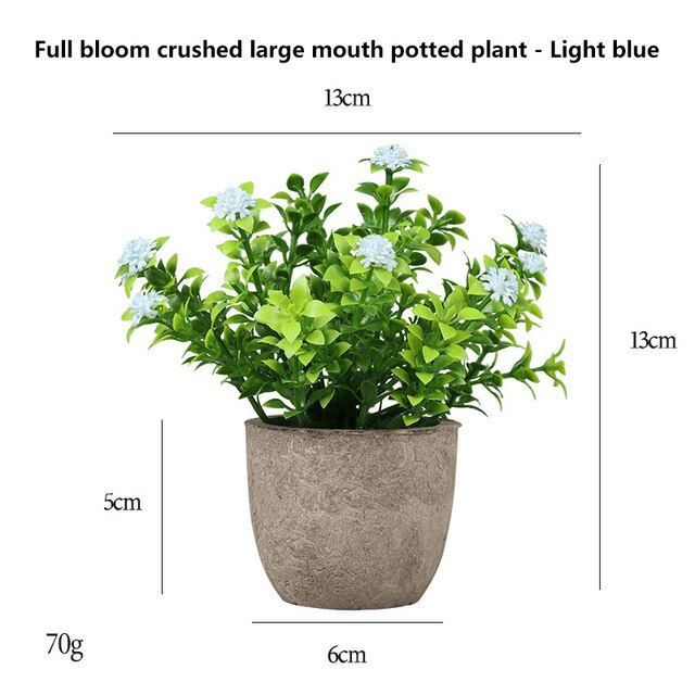 Small Artificial Bonsai Flower Potted Plants